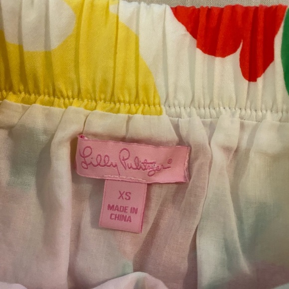 Lilly Pulitzer Lavish Lillies Blossom Skirt (15) - Picture 6 of 7